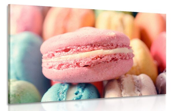 Kép színes macaroons