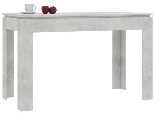 Modern Étkezőasztal - Betonszürke - 120x60 cm