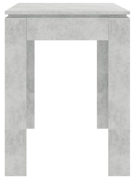 Modern Étkezőasztal - Betonszürke - 120x60 cm