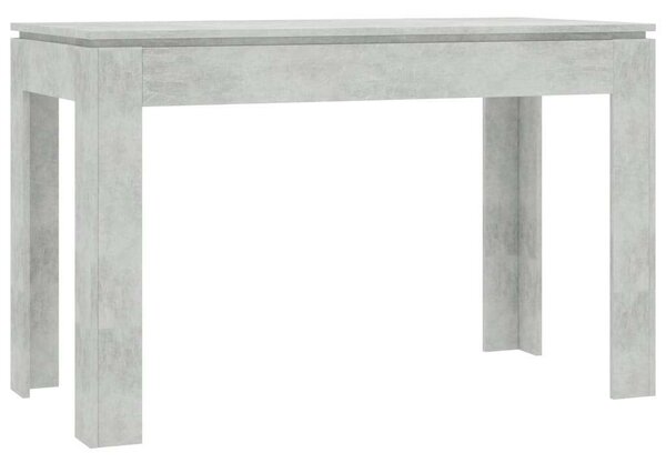 Modern Étkezőasztal - Betonszürke - 120x60 cm