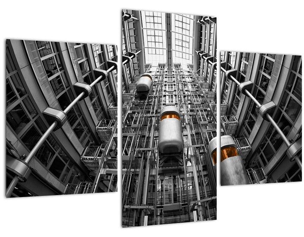 Lift az épületben képe (90x60 cm)