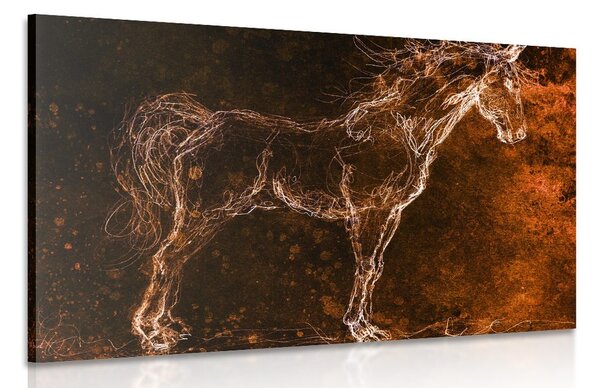 Kép absztrakt ló