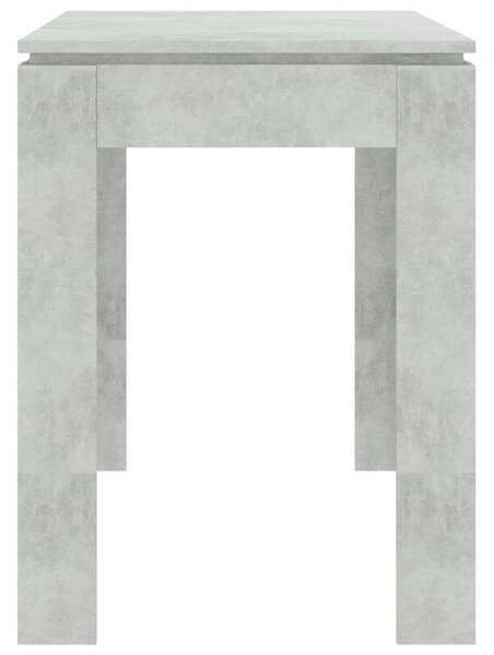 Modern Étkezőasztal - Betonszürke - 120x60 cm