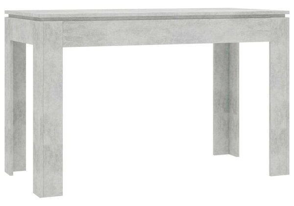 Modern Étkezőasztal - Betonszürke - 120x60 cm