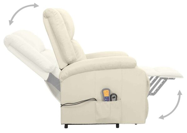 Relax Fotel - Masszázsfotel - Krémszínű