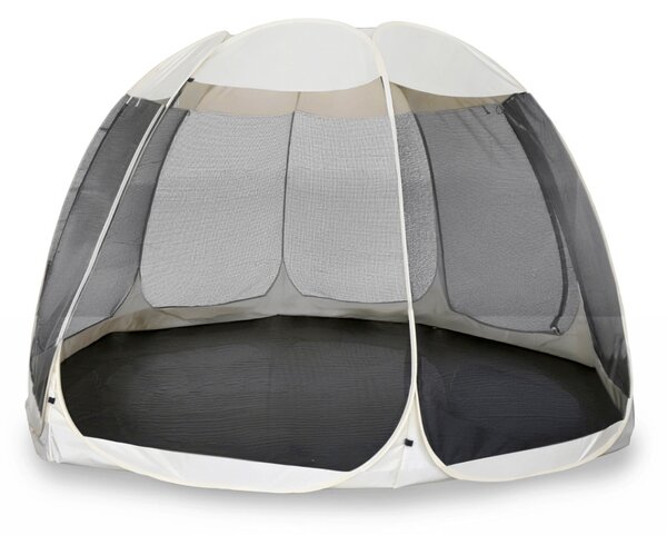 Kerti pavilon 395 cm bézs/fekete színben – CAMA