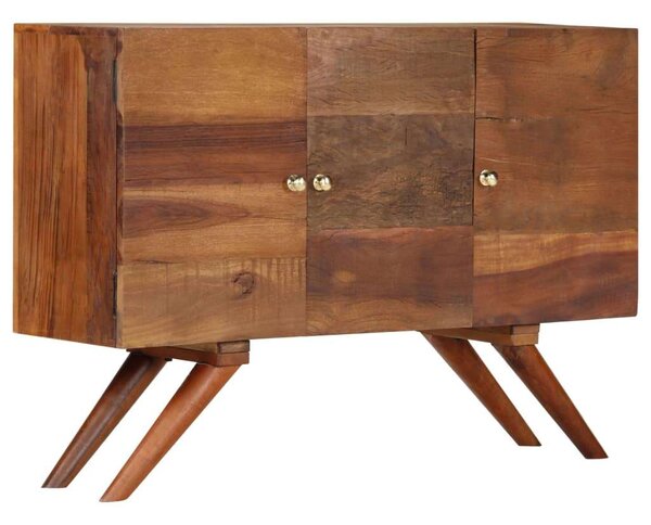 Rusztikus Tömörfa Tálalószekrény - 110x30x75 cm