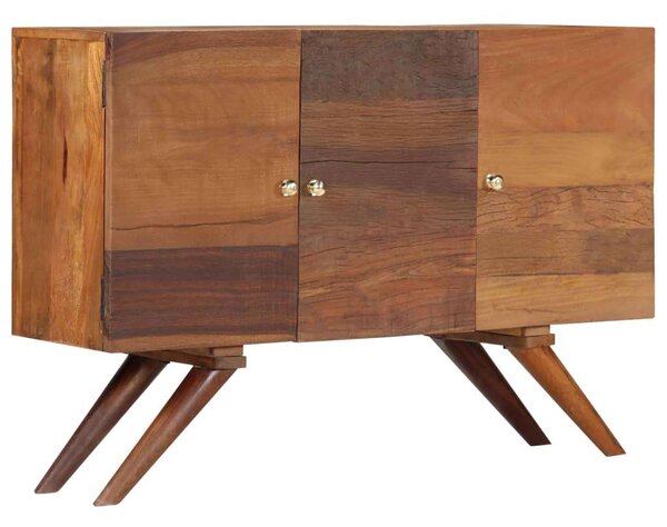 Rusztikus Tömörfa Tálalószekrény - 110x30x75 cm