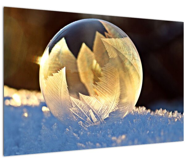 Kép - fagyott buborékok (90x60 cm)