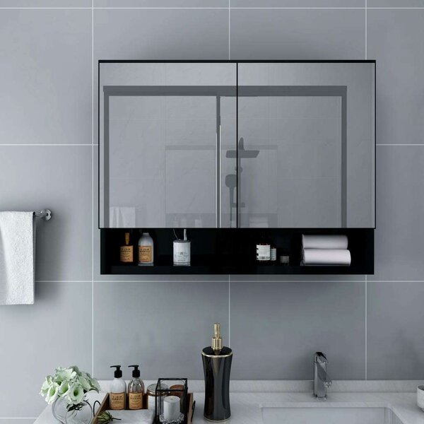 LED-es Tükör Szekrény - Fürdőszoba - 80x60 cm