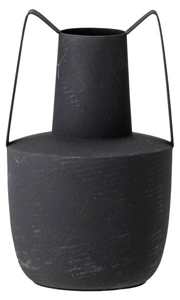 Itamar fekete fém váza, magasság 20,5 cm - Bloomingville