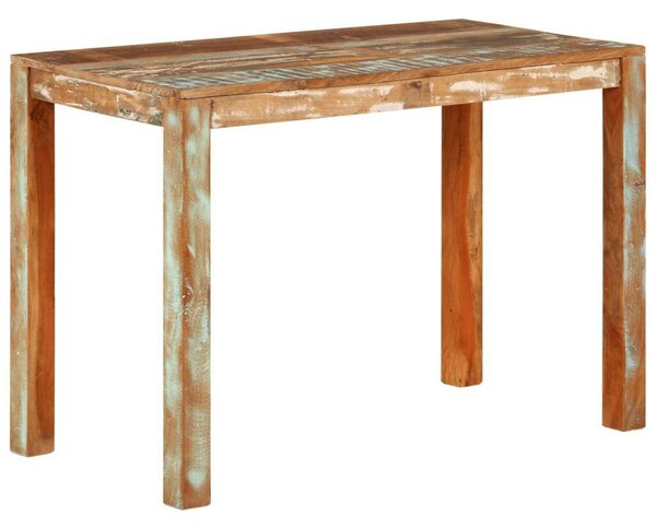 Tömör újrahasznosított fa étkezőasztal 110 x 55 x 76 cm