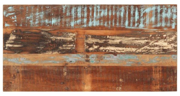 Tömör újrahasznosított fa étkezőasztal 110 x 55 x 76 cm
