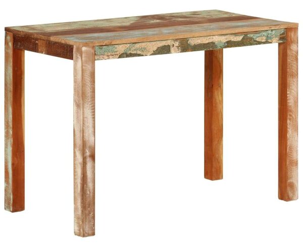 Tömör újrahasznosított fa étkezőasztal 110 x 55 x 76 cm