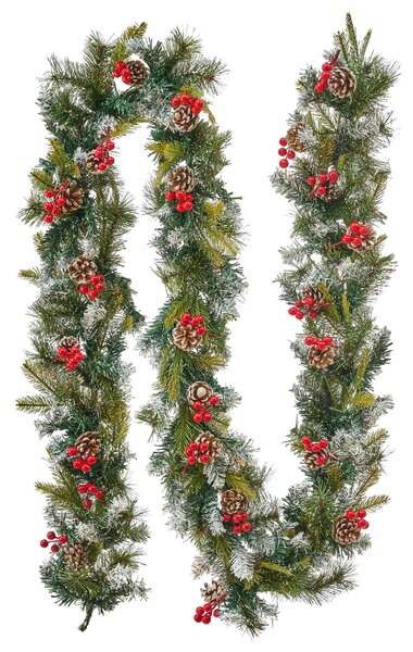 Karácsonyi girland LED PAIMIO 270 cm Zöld