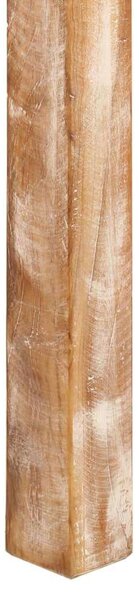Tömör újrahasznosított fa étkezőasztal 110 x 55 x 76 cm