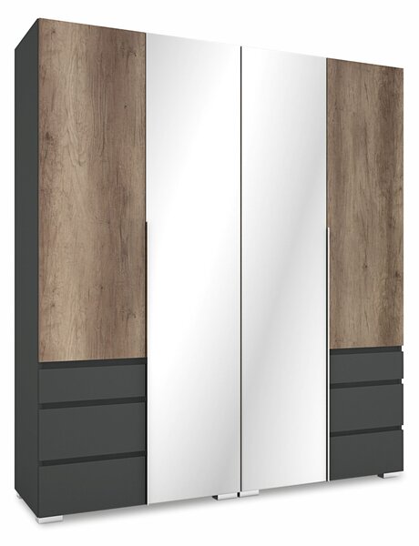 SILVER gardrób (Méret: 180 cm, Tükör: tükör nélkül)