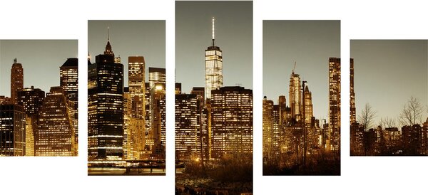 5 részes kép New York központ
