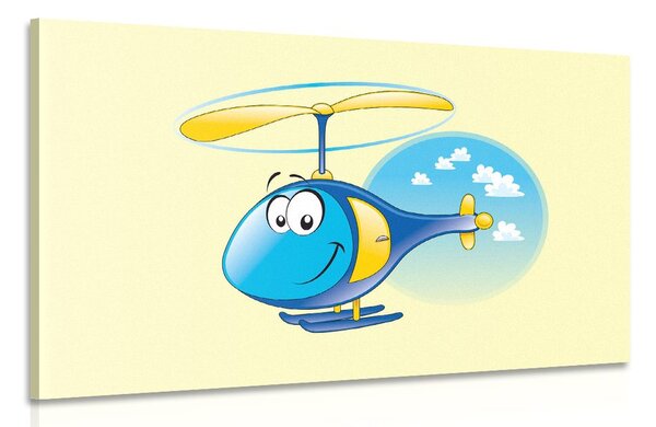 Kép helikopter a felhőkben
