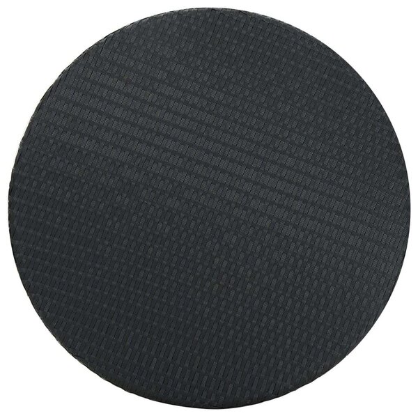 Kerti Bárszett - 5 részes - Fekete Polyrattan