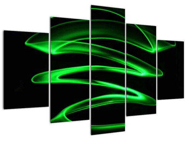 Kép - neonhullámok (150x105 cm)
