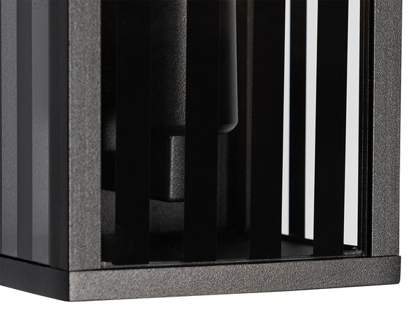 Modern kültéri fali lámpa fekete 26 cm IP44 - Dijon