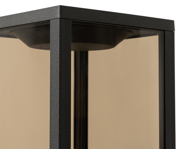 Álló kültéri lámpa fekete füstüveggel 80 cm IP44 - Charlois