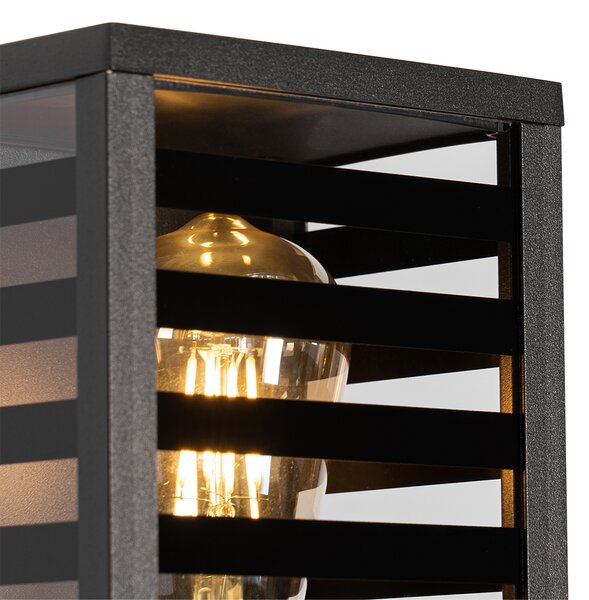 Modern kültéri fali lámpa fekete 26 cm IP44 - Reims