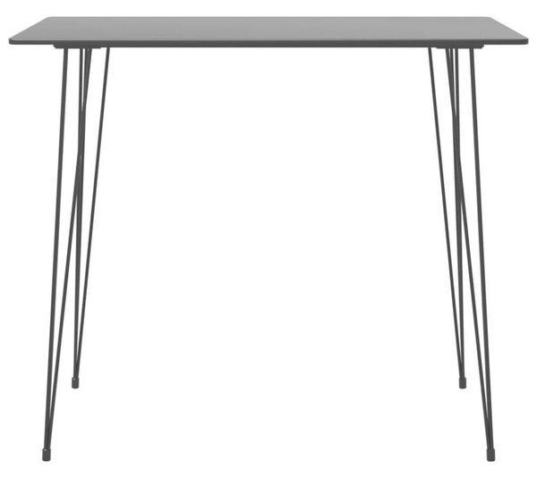 Modern Fekete Bárasztal - 120x60x105 cm