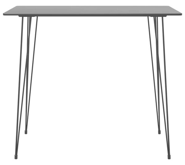 Modern Fekete Bárasztal - 120x60x105 cm