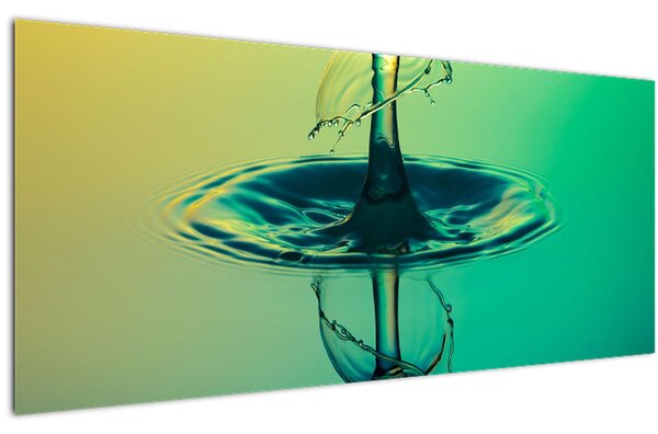 Vízcseppek képe (120x50 cm)