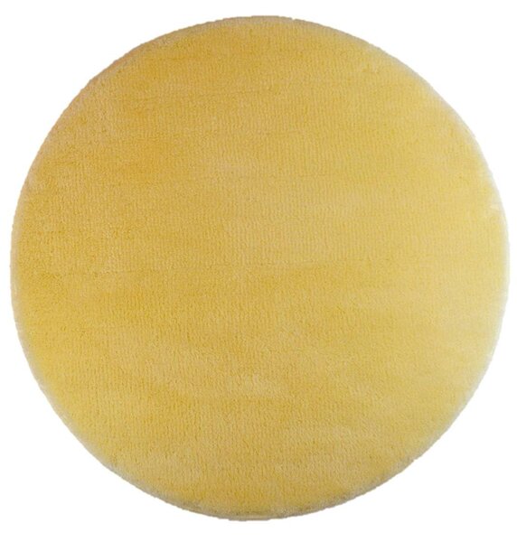 Fürdőszoba-szőnyeg UNI COLOR Krémszínű - Krémszínű / Kör Ø 90 cm