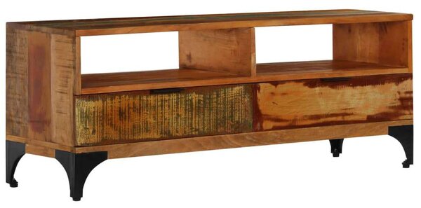 Rusztikus Fa TV-Szekrény - 118x35x45 cm