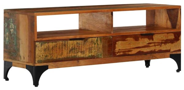 Rusztikus Fa TV-Szekrény - 118x35x45 cm