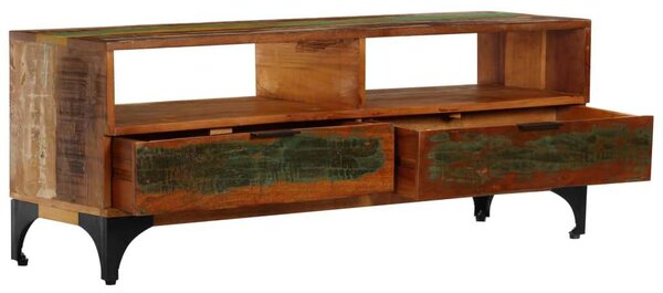 Rusztikus Fa TV-Szekrény - 118x35x45 cm