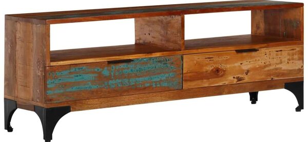 Rusztikus Fa TV-Szekrény - 118x35x45 cm