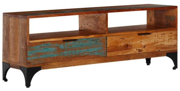 Rusztikus Fa TV-Szekrény - 118x35x45 cm