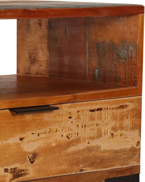 Rusztikus Fa TV-Szekrény - 118x35x45 cm
