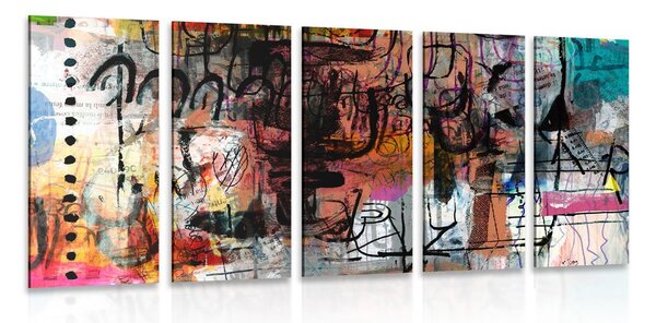5-részes kép street art művészet
