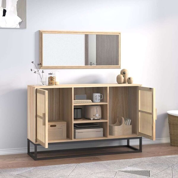 Fenyőfa Tálalószekrény - Modern Design - 105x30x65 cm