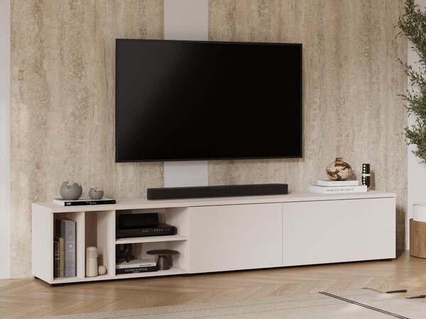 TV-állvány Austin 397, Laminált forgácslap, 42x220x37cm, Kasmír