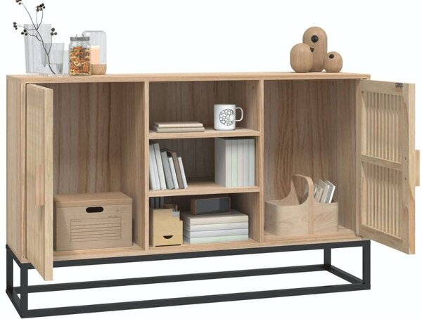 Fenyőfa Tálalószekrény - Modern Design - 105x30x65 cm