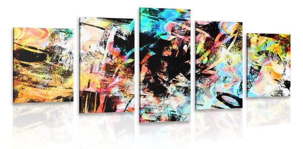 5 részes kép graffiti művészet