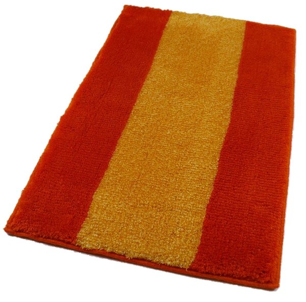 Fürdőszoba-szőnyeg ATHENA Narancssárga - Narancssárga / 70 x 120 cm