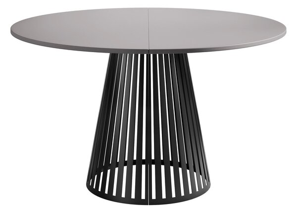 Asztal Prudentia, 76cm, Fekete, Szürke