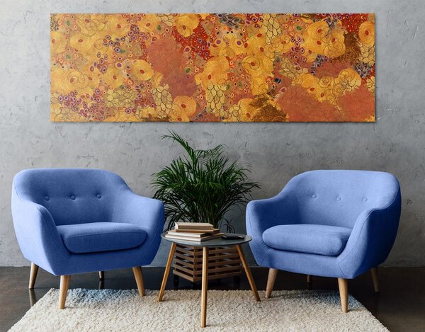 Kép absztrakció G. Klimt stílusban