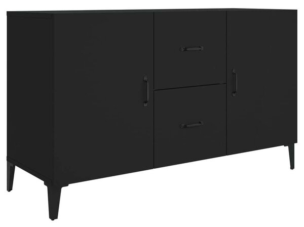 VidaXL Fekete Fa Tálalószekrény - 100x36x60 cm