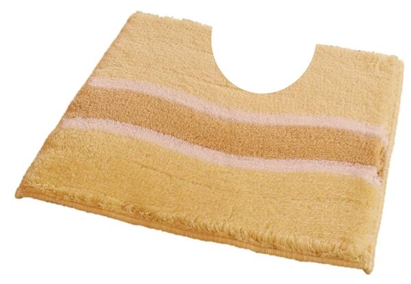 Fürdőszoba-szőnyeg LAVELLO Krémszínű - Krémszínű / 50 x 50 cm WC kagyló elé, kivágással