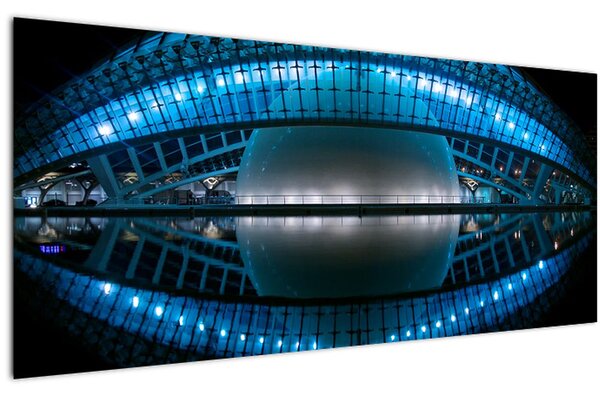 Egy kép a futballstadionról (120x50 cm)