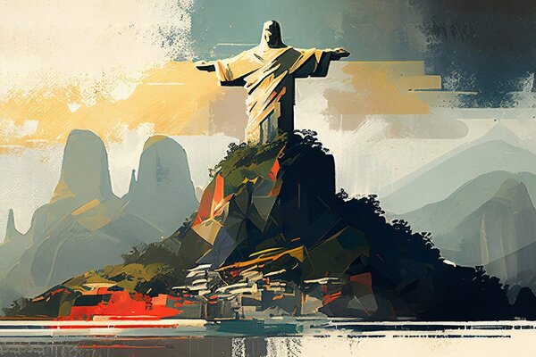 Kép Jézus szobra Rio de Janeiróban